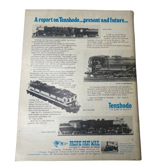 Model Railroader Magazine Back Issue u August 1984 Vol 51 No 8 Scenicking Washit - Picture 4 of 9